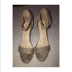 Gold Sparkly Heels